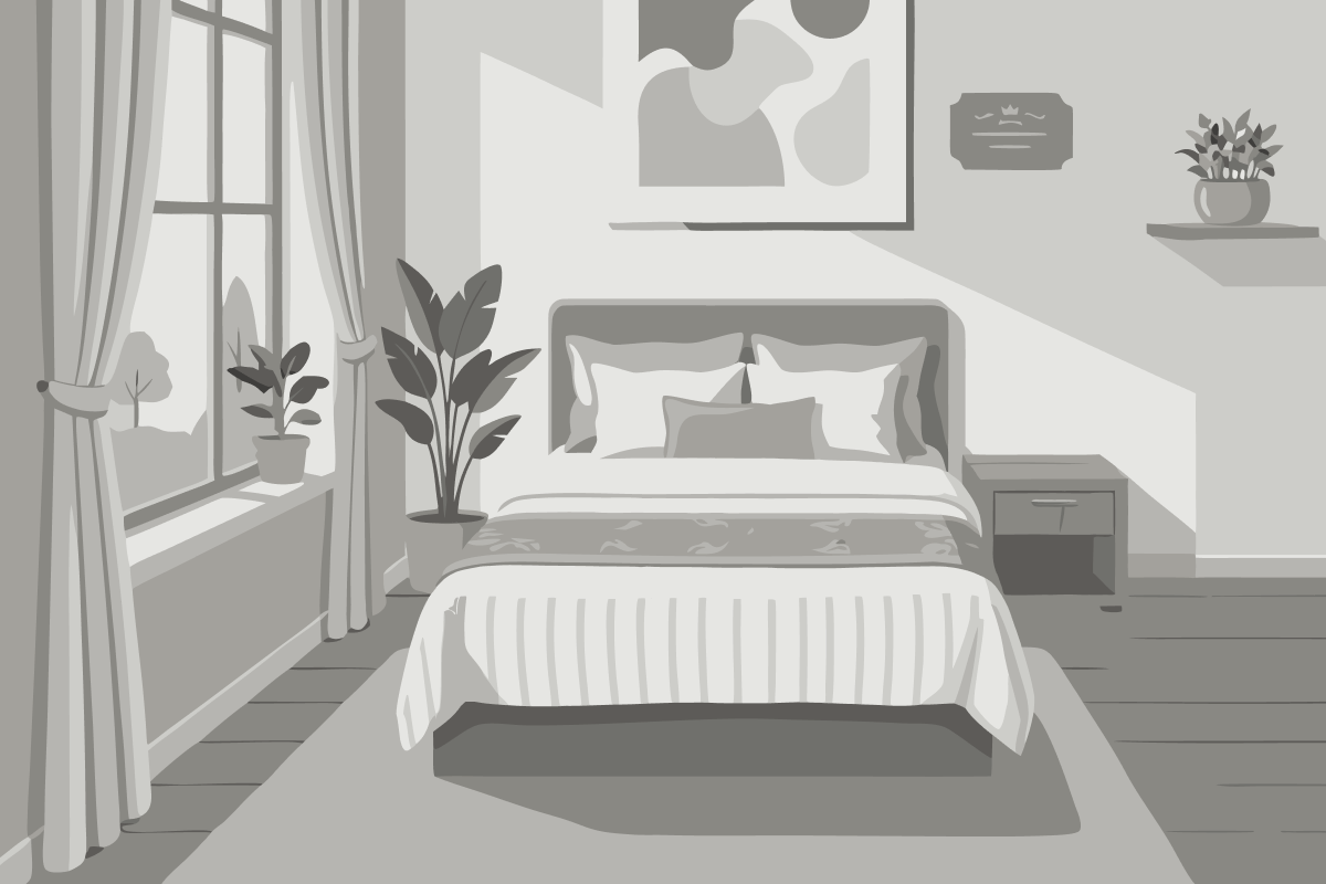 Apartment mit 1 Schlafzimmer, Zwischengeschoss und Bergblick